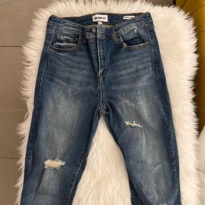 William Rast High Rise Skinny Ankle Jeans